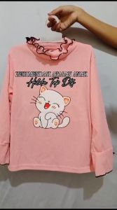 AYDA - HILDA TOP ATASAN ANAK PEREMPUAN MOTIF KARAKTER LUCU DTF