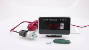 RYSJM | Đồng Hồ Đo Áp Suất Dầu Màn Hình Lớn LED Đỏ 12V 24V Điện Tử Có Cảm Biến Cho Tất Cả Các Loại Xe Tải Thiết Bị Đo Ô Tô