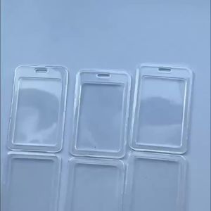 5Pcs Waterproof Clear ID Badge Cases: Keep Your Credit Cards & IDs Safe & Secure!