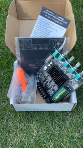 ZK-TB21H บลูทูธ5.0 ชิปใหญ่ กำลังขับสูงสุด: 2x50W+100W TPA3116D2 ระบบ 2.1ch