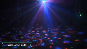 LED Party Light RGB Magical Ball Disco Ball Light Stage Effect Lamp Music Party Projector Rotating Light KTV Home Laser Sound Activated