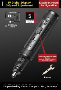 aridoo | Handheld Polishing and Carving Electric Drill