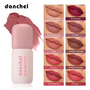 Soft Matte Lip Tint Long Lasting Lightweight Non-sticky Smooth Velvet Lip Gloss 2 In 1 Natural Lip & Cheek Blush Cream Daily Bea