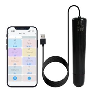 WiFi Water Quality Monitor 7-in-1 Multi-parameter Smart Probe PH Temp TDS EC Salinity S.G and ORP with Lab-level Accuracy