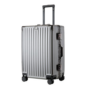 Durable Multifunctional Password Suitcase with Swivel Wheels