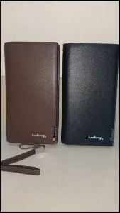 BAELLERRY SW002 DOMPET UANG PANJANG TEBAL RESLETING ADA GANTUNGAN TANGAN BAHAN SINTETIS LEMBUT
