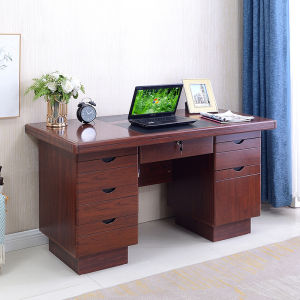 Modern Minimalist Office Chair Desk Combination with Drawer and Lock Single User Computer Desk from Jiangxi Province