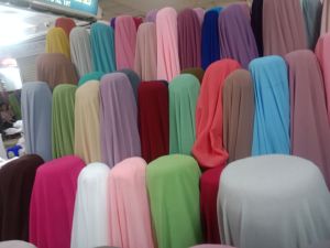 (COD) Bahan kain polos ceruty baby doll