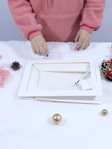 Túi giấy trắng mặt kính đựng hoa túi giấy đựng quà tặng sang trọng lịch sự