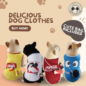 [SG] DELICIOUS DOG CLOTHES + BAG ★ DOG AND CAT FREE Enrichment Tips & Ideas e-Guide Worth $7★ SG Stock ★ Kopi Lobang ★ For Dog Cat ★ Perfect for Gift