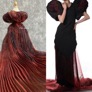 ผ้าชีฟองออเจกซ์ DIY ทำมือสำหรับชุดราตรีเวิลด์สเตจ ผ้าชีฟองออเจกซ์ผสมสีล้วนแบบอื่นๆ ผ้าฝ้ายผสมจากจีนแผ่นดินใหญ่