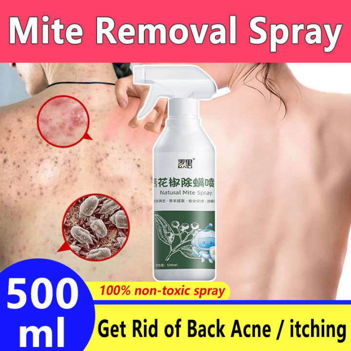 500ML Bed Bug and Dust Mite Removal Spray and Flea Spray Reduce Skin