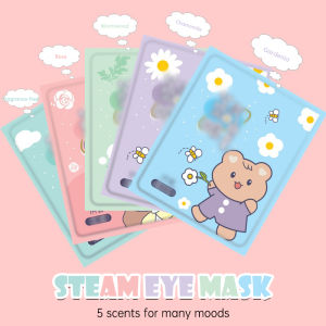 💄Orfila Masker Mata Uap Rumah Tangga Masker Mata Tidur Naungan Menghilangkan Kelelahan Mata Masker Mata Berpemanas