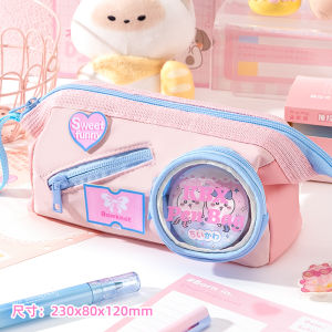 High Capacity Pencil Case Zipper Style Unique Design for Girls Stationery Bag Student Specialized Middle And High School Girls High Aesthetic Value Small Niche Storage Bag