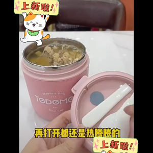 (SG) 530ml Stainless Steel Food Thermos Thermal Food Jar Soup Flask Insulated Lunch Box Food Container Porridge Cup Baby Food Container Leakproof