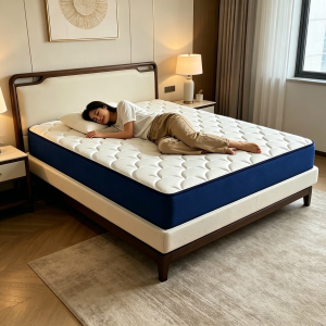 lron Poetry.PH Full Spring Mattress 20cm Thick Stable Support Bed Mattress Roll Packed for Bedroom Condo