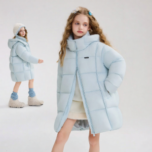Ask Junior | Hooded Thermal Girls Down Coat