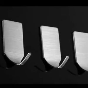 Stainless Steel Wall Hook / Multi-Purpose Towel Rack / No punching required Self-adhesive hook