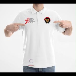 Kaos Kerah Polo Shirt Distro LOGO Kiri Garuda & Kanan HUT 78 Terus Melaju Untuk INDONESIA Maju