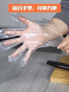 100PCS Disposable Plastic Glove Hygiene Restaurant Catering Home Glove Disposable Plastic Gloves
