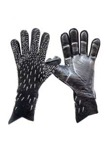 A pair of soccer goalkeeper gloves