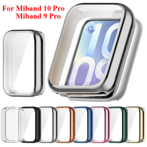 Jansin | Soft TPU Case for Xiaomi Mi Band 10 Pro Smart Watch Cases Bumper Shell Cover Screen Protector for Miband 9 Pro/Miband 10 Pro
