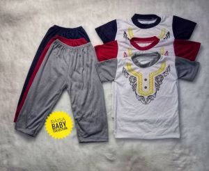 3set stelan oblong anak Koko 2 tahun