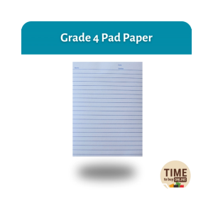Grade 4 Writing Pad 80 leaves per Pad