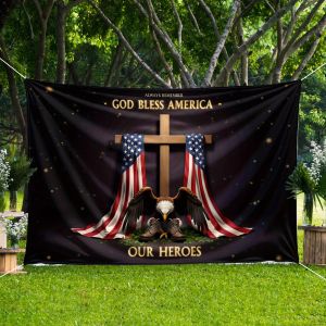 VIKAMA Patriotic Memorial Tapestry Living Room Decoration Eagle Memorial Day Patriotic Theme Room Decoration