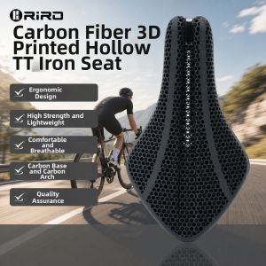 RiRD | Carbon Fiber 3D Printed Long Nose Comfortable Breathable Bike Saddle
