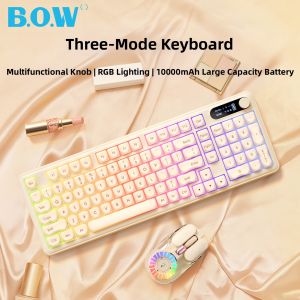 B．O．W | 3-Mode Mechanical Feel Keyboard