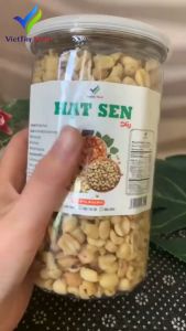 Hạt Sen Sấy Giòn Vỡ Đôi VietTin Mart 250g
