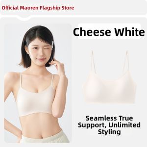 MiiOW | Gathering Small Bust Invisible Strap Seamless Beauty Back Bra for Halter Dresses