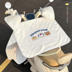 MONLEYTA | Lightweight Motorcycle Windshield Cover Summer Thin Sun Protection Shade Battery Electric Vehicle Windproof Waterproof New Model All Seasons Universal