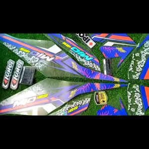 Stiker Striping Dekal Pelindung Body Aksesoris Sepeda Motor Yamaha Mio M3 Z MIO 125 Bahan TRANSPARAN Sudah Cutting Variasi Keren Simple JP11
