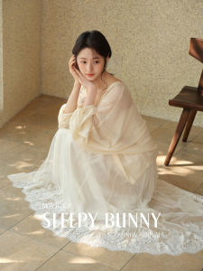 Lace Splicing Pleated Mesh Long Skirt