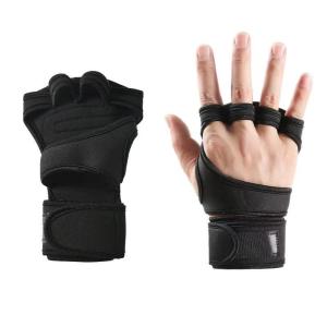 Half Finger Training Sport Gloves For Men Women Workout Fitness Body Building Weightlifting Gym Hand Wrist Protector Dumbbells