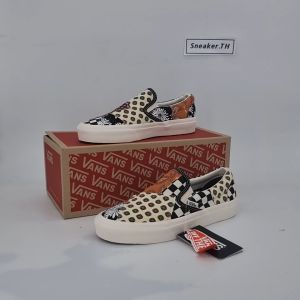 New🔥 รองเท้าผ้าใบ Van Slip On Tiger Patchwork (36-44EU)ทำจากผ้าแคนวาส รองเท้าแบบสวม ลายกราฟฟิก มีอปก.ครบเซ็ท(กล่อง+ใบเซ็ท) พร้อมส่ง H7A013)