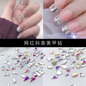 Ultra-Shiny 3D Nail Decorations Diamond Rhinestones Brick Stones Nail Drills Lorossi Brand Chinese Manufacturer Special Cosmetics