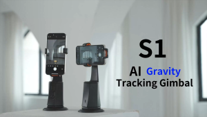 MeeGoo Face Tracking Gimbal stabilizer 360°rotation Selfie Stick Mobile Phone Desktop Stand Universal Holder Hand Clip