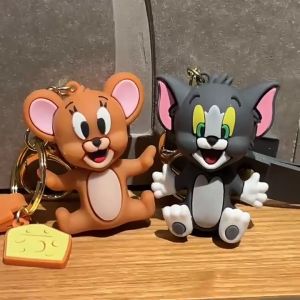 Gantungan Kunci Desain Kreatif & Aksesoris Motif Tom Jerry