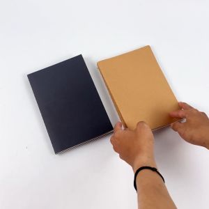 SAMOYED NTBK-ST2-A5 Buku Tulis / Catatan / Black / Kraft Notebook A5 Plain / Ruled / Grid / Polos / Garis / Kotak