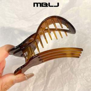 Large Duckbill Hair Clip Acrylic Hair Accessories Elegant Hair Grips for Back of Head Side Parting Fashionable Hair Cards