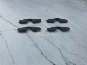 DOOR GUARD PELINDUNG PINTU MOBIL CARBON MODEL JEPIT SET 4 PCS