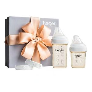 Bộ quà tặng sơ sinh hegen pcto bình cho ăn PPSU 5oz/150ml và 8oz/240ml (Tím/Trắng/xanh/Xanh)