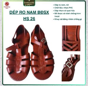 Dẹp rọ đi mưa - Chất liệu PVC Nam