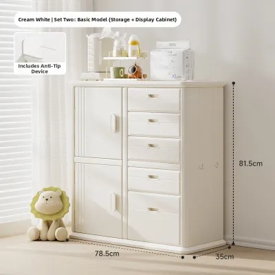 XIONGBEIXI | Feeding Station and Toy Organizer Cabinet