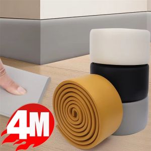 3D Wall Sticker Decorative Skirting Line Waterproof Thickened Wall Sticker Anti-collision Wall Trim Line Skirting Border Decor