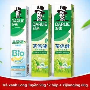 Darlie | Kem Đánh Răng Trà Xanh Fluoride Ngăn Ngừa Sâu Răng Hơi Thở Thơm Mát Cho Người Lớn