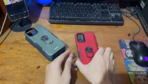 Casing HP Untuk Samsung Galaxy A22 4G: Case Robot Hit Eye & Whit Ring Transformer Phantom Hybrit Armor 360 Degree Rotasi